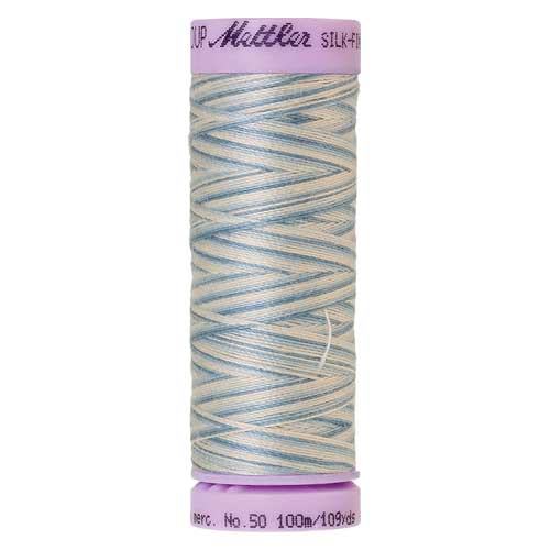 9810 - Tranquil Blue  Silk Finish Cotton Multi 50 Thread